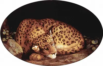 Sleeping Leopard George Stubbs